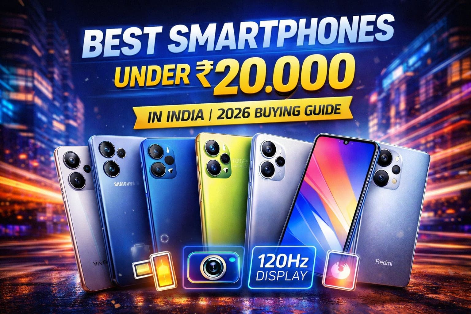 Best Smartphones Under ₹20,000 in India (2026 Buying Guide)