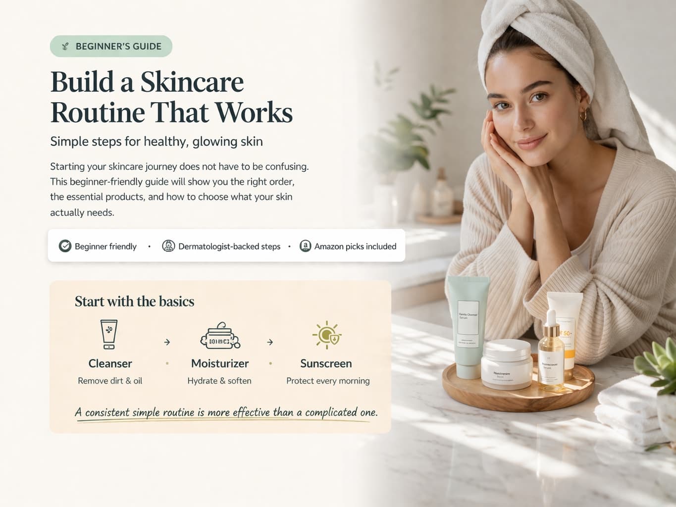 A Complete Beginner’s Guide to Building an Effective Skincare Routine